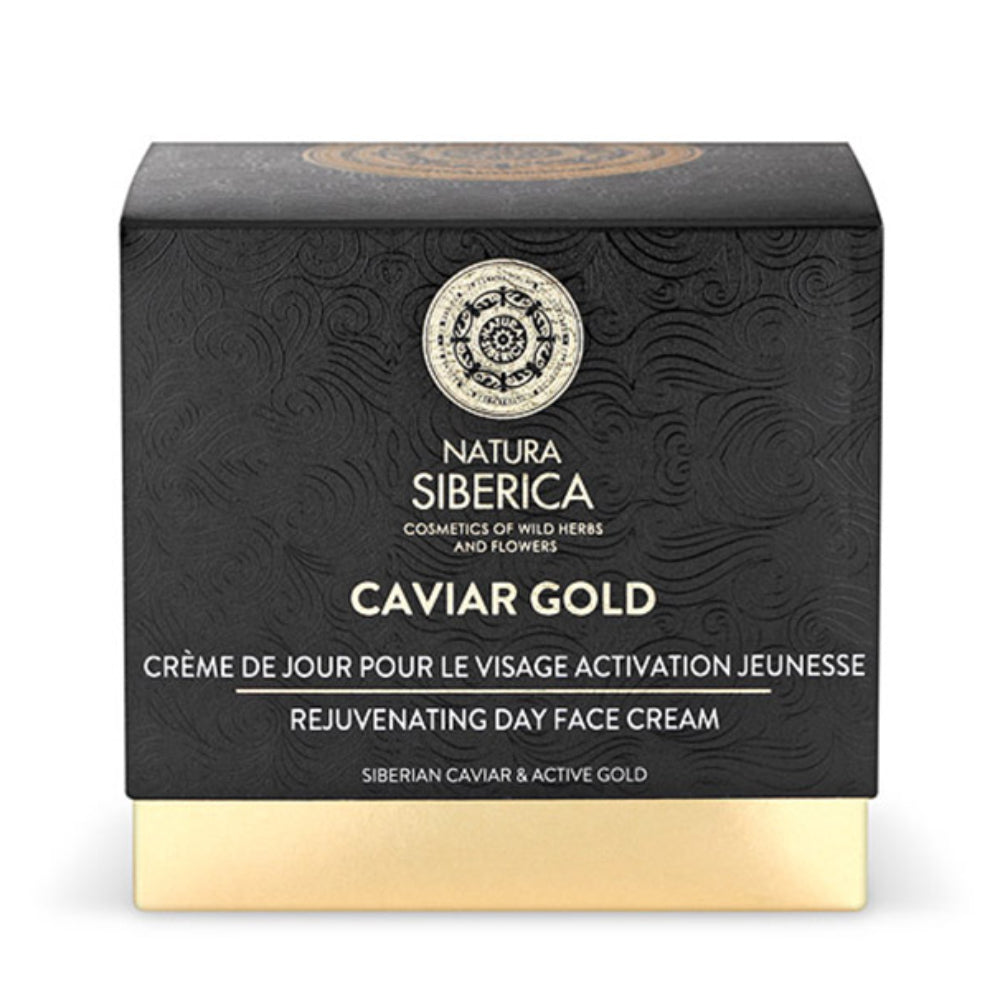 Caviar Gold day face cream , Αναζωογονητική κρέμα ημέρας , κατάλληλο για ξηρά και κανονικά δέρματα , Κατάλληλο για ηλικίες 30-40, 50ml.